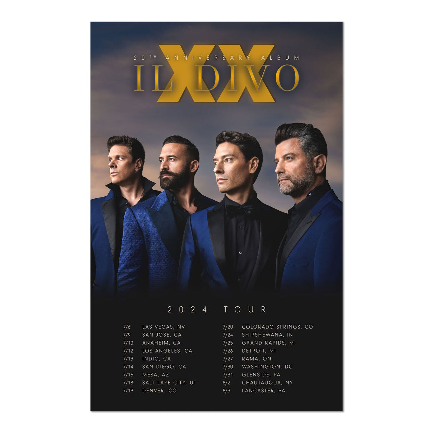 XX US Tour 2024 Poster