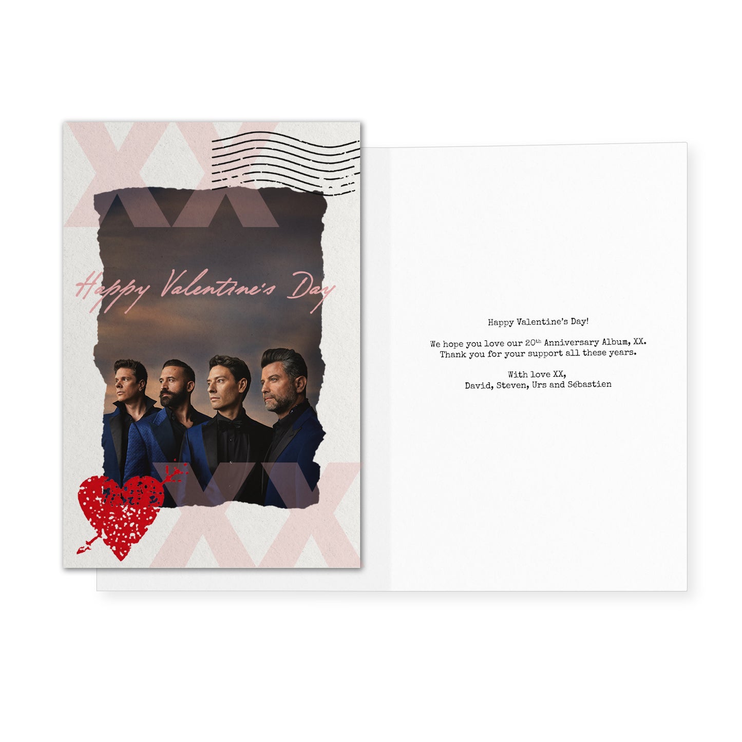 XX Gold Vinyl + Signed Valentine's Card XX Gold Vinyl + Signed Valentine's Card