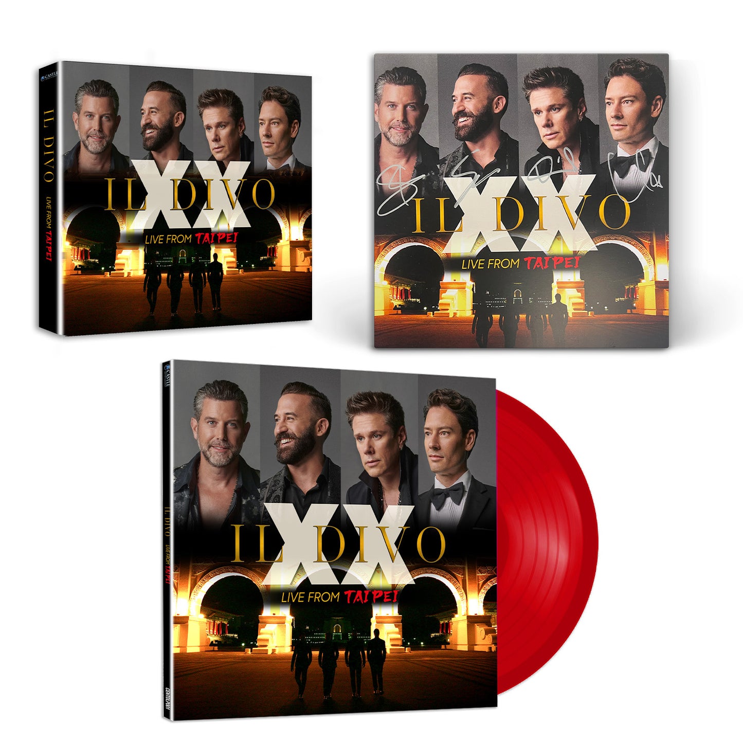XX Live From Taipei Vinyl Red + XX Live from Taipei (Blu-Ray) + XX Live From Taipei Litho Signed